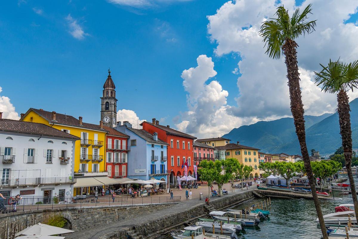 Ascona, Locarno, Lugano (Tessin kanton, Svájc)